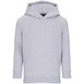 Grey Marl - Front - SOLS Childrens-Kids Condor Hoodie