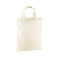 Natural - Front - Westford Mill Mini Reusable Tote Bag