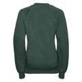 Bottle Green - Back - Jerzees Schoolgear Childrens-Kids Raglan Sweatshirt