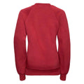 Classic Red - Back - Jerzees Schoolgear Childrens-Kids Raglan Sweatshirt