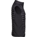 Black - Side - Tee Jays Womens-Ladies Crossover Quilted Gilet