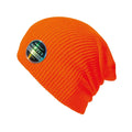 Fluorescent Orange - Front - Result Core Unisex Adult Softex Beanie