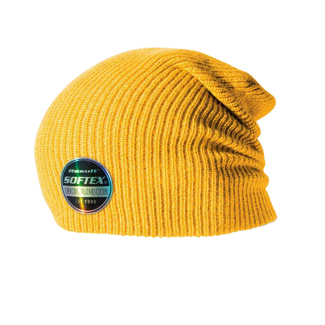 Golden Yellow - Back - Result Core Unisex Adult Softex Beanie