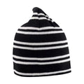 Black - Front - Result Unisex Adult Team Reversible Beanie