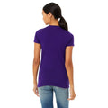 Team Purple - Back - Bella + Canvas Womens-Ladies The Favourite T-Shirt