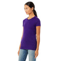 Team Purple - Side - Bella + Canvas Womens-Ladies The Favourite T-Shirt