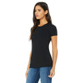 Black - Side - Bella + Canvas Womens-Ladies The Favourite T-Shirt