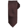 Brown - Front - Premier Unisex Adult Micro Waffle Tie