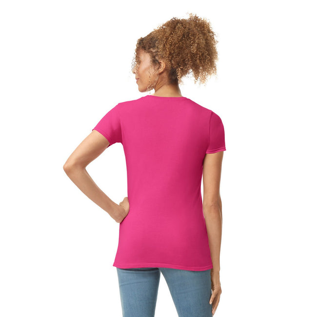 Heliconia - Back - Gildan Womens-Ladies Softstyle Plain Ringspun Cotton Fitted T-Shirt
