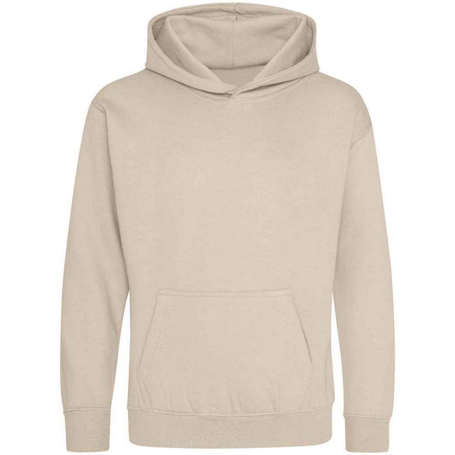 Natural Stone - Front - Awdis Childrens-Kids Heather Hoodie