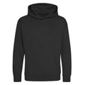 Storm Grey - Front - Awdis Childrens-Kids Heather Hoodie