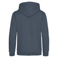 Airforce Blue - Back - Awdis Childrens-Kids Heather Hoodie