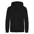 Jet Black - Back - Awdis Childrens-Kids Heather Hoodie