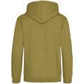 Khaki - Back - Awdis Childrens-Kids Heather Hoodie