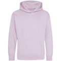 Lilac - Front - Awdis Childrens-Kids Heather Hoodie