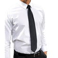 Black-Dark Grey - Back - Premier Unisex Adult Micro-Dot Tie