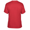 Red - Back - Gildan Unisex Adult Plain DryBlend T-Shirt