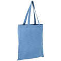 Heather Blue - Front - SOLS Awake Recycled Tote Bag