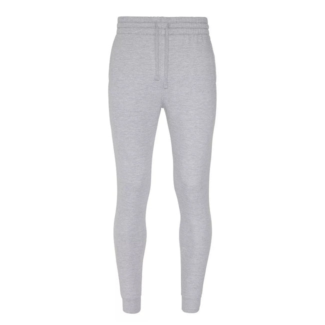 Grey - Front - AWDis Cool Unisex Adult Tapered Jogging Bottoms