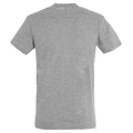 Grey Marl - Back - SOLS Mens Regent Marl T-Shirt