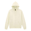 Off White - Front - Gildan Unisex Adult Softstyle Plain Midweight Hoodie