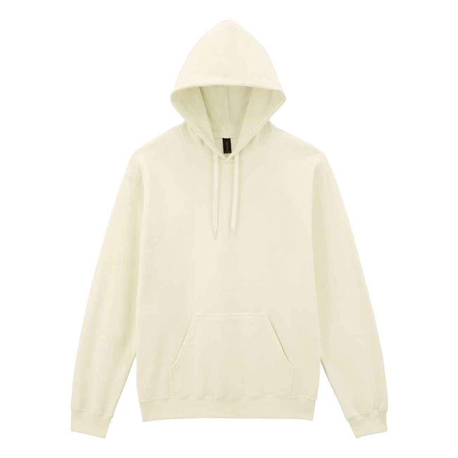 Off White - Front - Gildan Unisex Adult Softstyle Plain Midweight Hoodie
