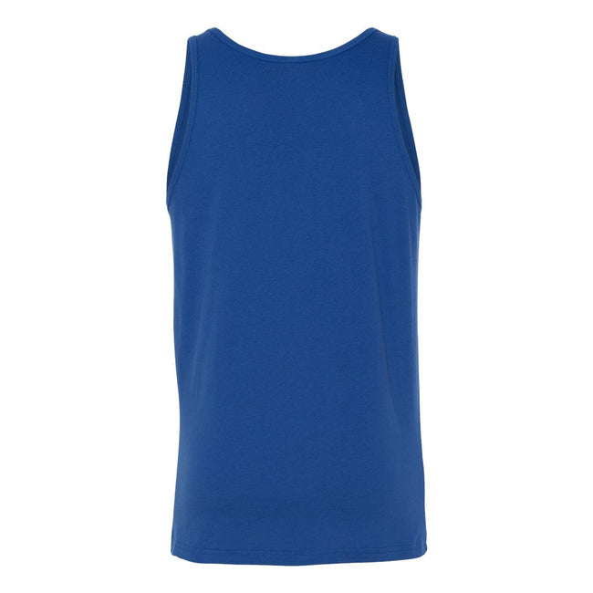 True Royal - Back - Bella + Canvas Unisex Adult Jersey Tank Top
