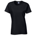 Black - Front - Gildan Womens-Ladies Heavy Cotton Heavy Blend T-Shirt