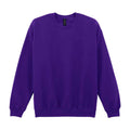 Purple - Front - Gildan Mens Midweight Crew Neck Sweatshirt