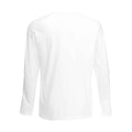 White - Back - Fruit of the Loom Unisex Adult Value Long-Sleeved T-Shirt