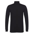 Black - Front - Skinni Fit Mens Feel Good Stretch Roll Neck Top