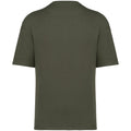 Khaki Green - Back - Native Spirit Mens French Terry T-Shirt