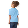 Light Blue - Back - Gildan Childrens-Kids Plain Cotton Heavy T-Shirt