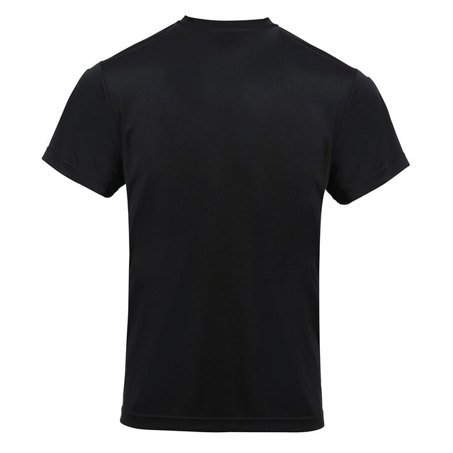 Black - Back - Premier Mens Coolchecker Chef T-Shirt