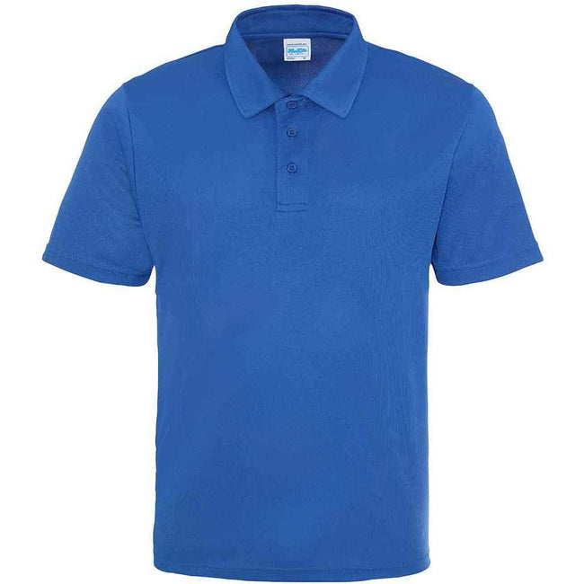 Royal Blue - Front - AWDis Cool Mens Moisture Wicking Polo Shirt