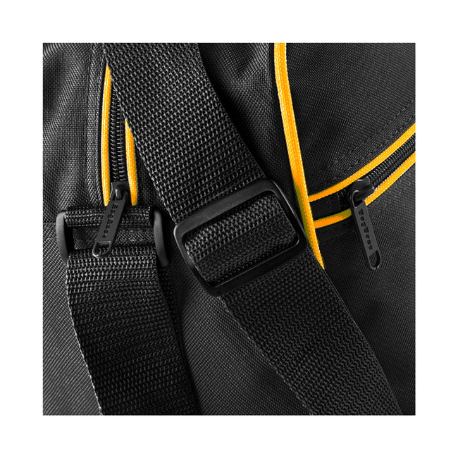 Black-Gold - Back - Bagbase Retro 18L Shoulder Bag