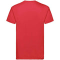 Red - Back - Fruit of the Loom Unisex Adult Super Premium Heather T-Shirt