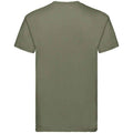 Classic Olive - Back - Fruit of the Loom Unisex Adult Super Premium Heather T-Shirt