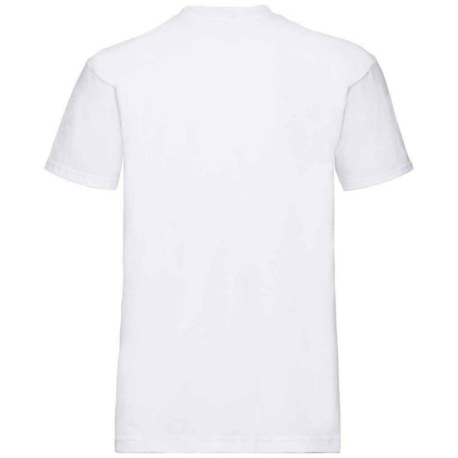 White - Back - Fruit of the Loom Unisex Adult Super Premium Plain T-Shirt