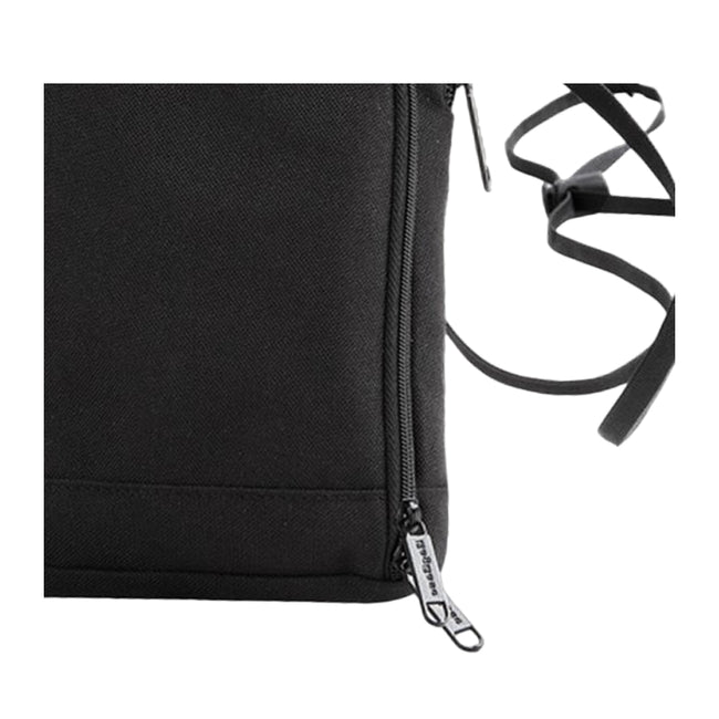Black - Side - Bagbase Travel Wallet