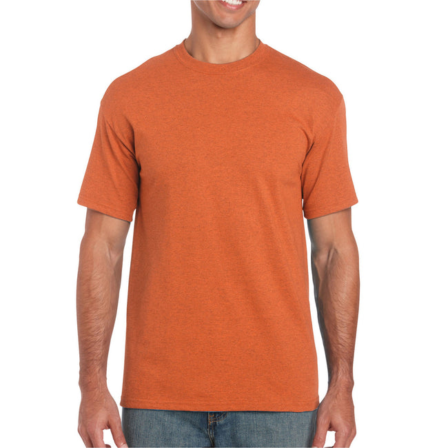 Antique Orange - Lifestyle - Gildan Unisex Adult Plain Cotton Heavy T-Shirt