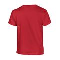 Red - Back - Gildan Childrens-Kids Plain Cotton Heavy T-Shirt