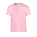 Light Pink - Front - Gildan Childrens-Kids Plain Cotton Heavy T-Shirt