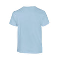 Light Blue - Back - Gildan Childrens-Kids Plain Cotton Heavy T-Shirt