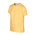 Yellow Haze - Side - Gildan Childrens-Kids Plain Cotton Heavy T-Shirt