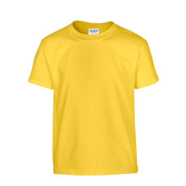 Daisy - Front - Gildan Childrens-Kids Plain Cotton Heavy T-Shirt