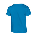 Sapphire Blue - Back - Gildan Childrens-Kids Plain Cotton Heavy T-Shirt