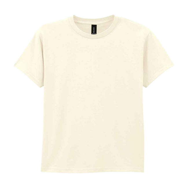 Off White - Front - Gildan Childrens-Kids Plain Cotton Heavy T-Shirt
