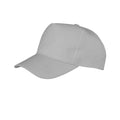 Dove Grey - Front - Result Boston 5 Panel Baseball Cap