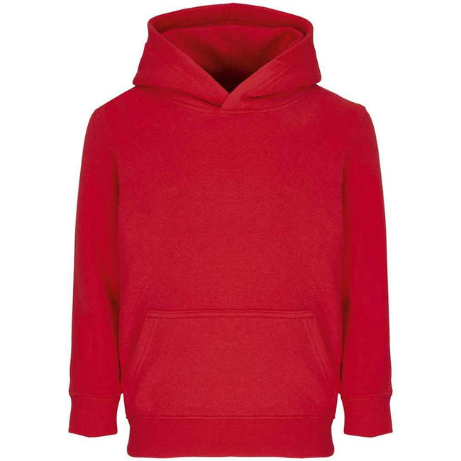 Bright Red - Front - SOLS Childrens-Kids Connor Hoodie
